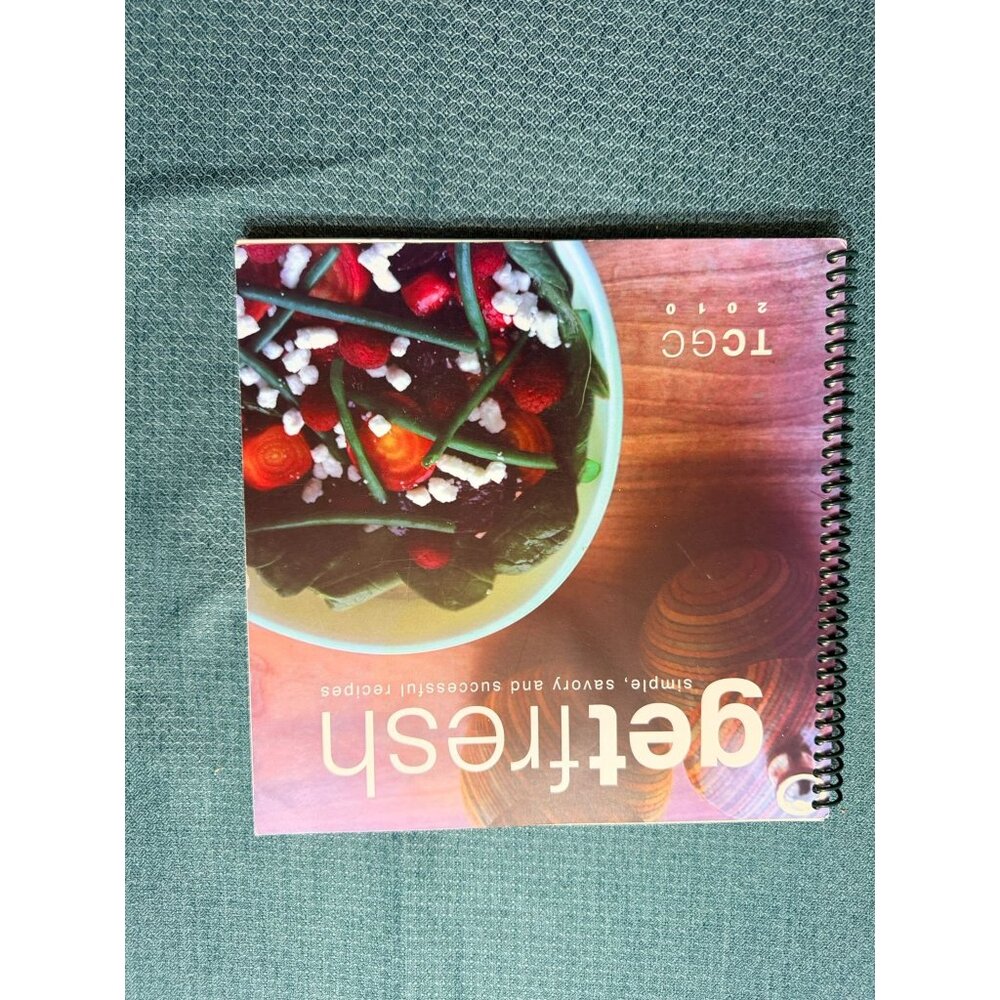Get Fresh TCGC 2010 Recipe Book With Spiral Binding